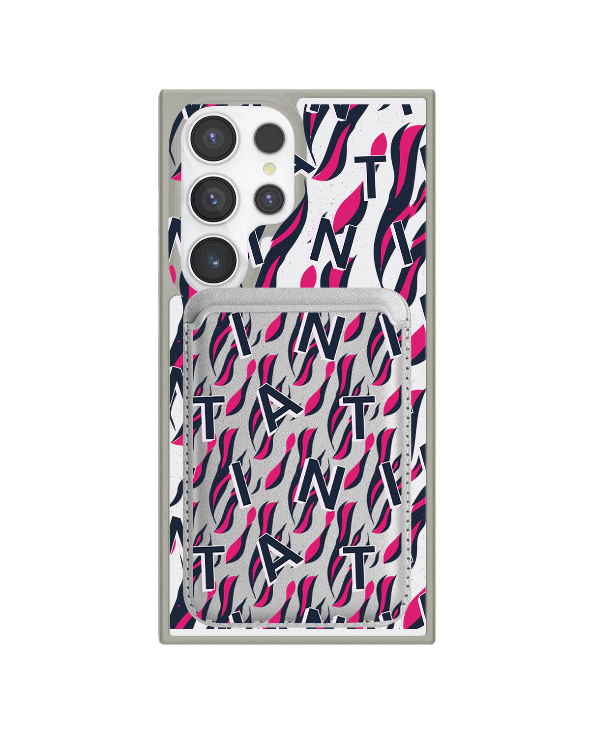 Android Magnetic Wallet Case - Tiger Monogram 2.0