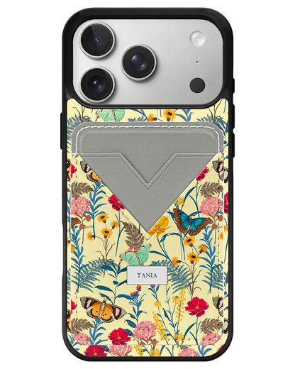 iPhone Avant Wallet Case - Flora Magnolia