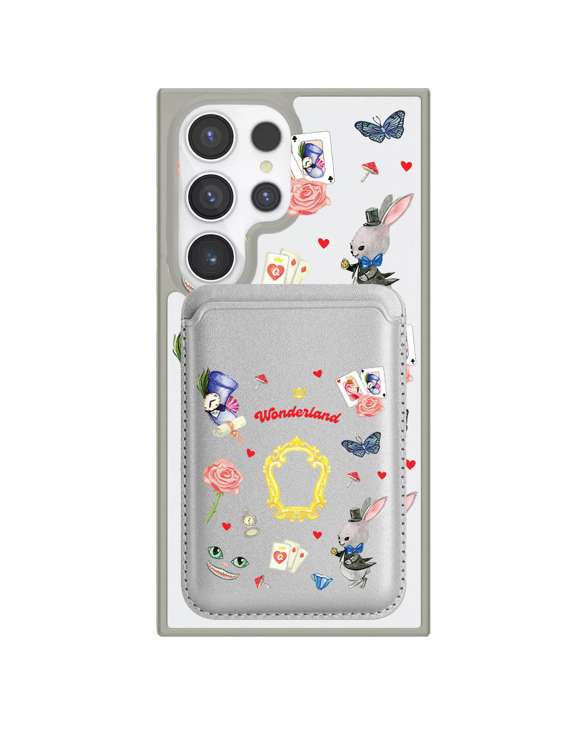 Android Magnetic Wallet Case - Wonderland