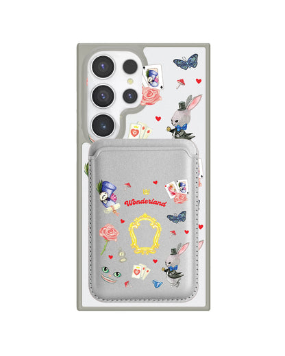 Android Magnetic Wallet Case - Wonderland