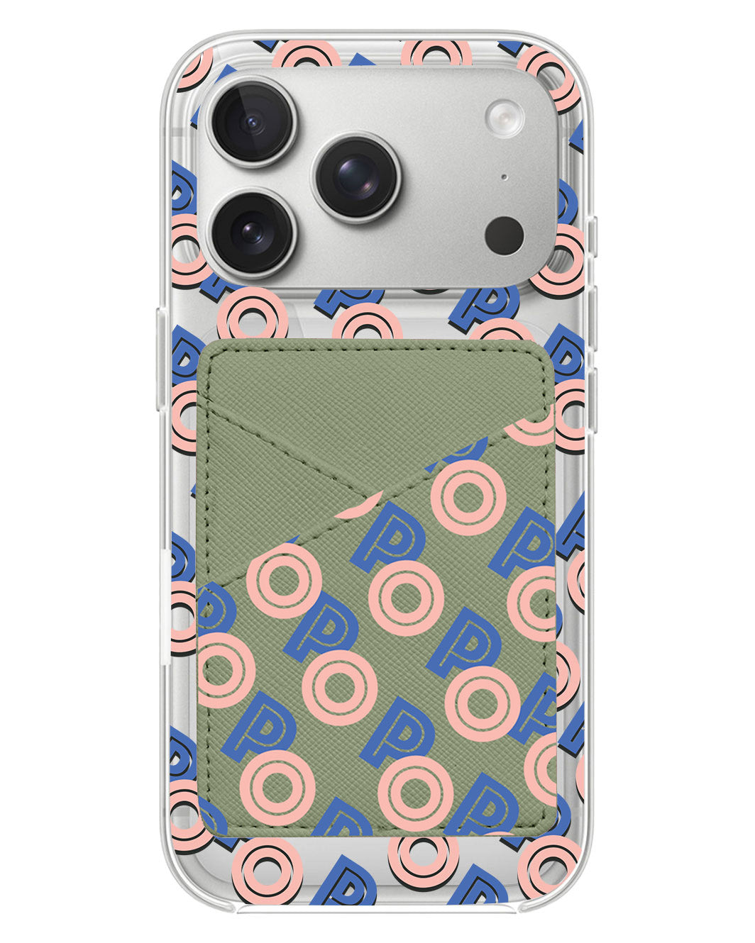 iPhone Phone Wallet Case - Initial 1.0 Monogram
