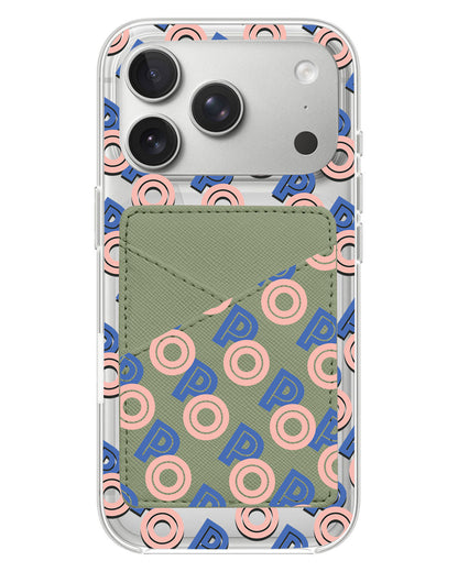 iPhone Phone Wallet Case - Initial 1.0 Monogram