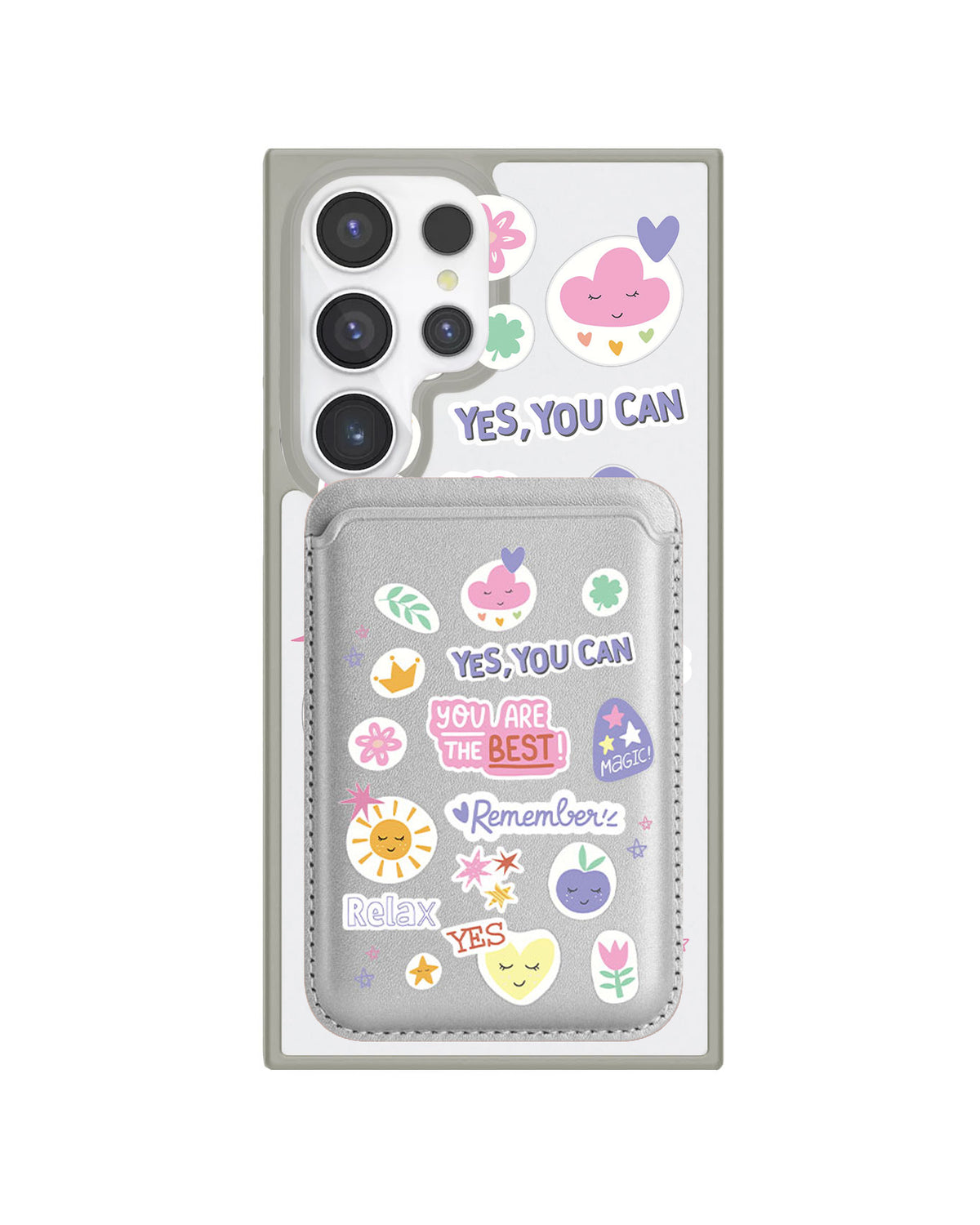 Android Magnetic Wallet Case - You Are The Best 2.0