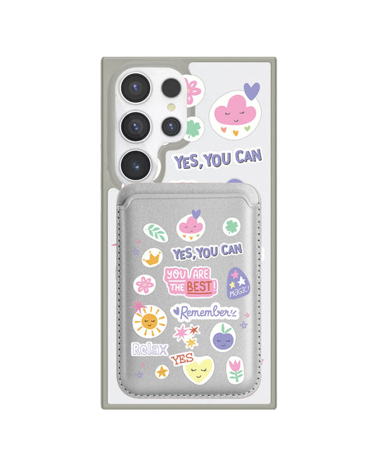 Android Magnetic Wallet Case - You Are The Best 2.0