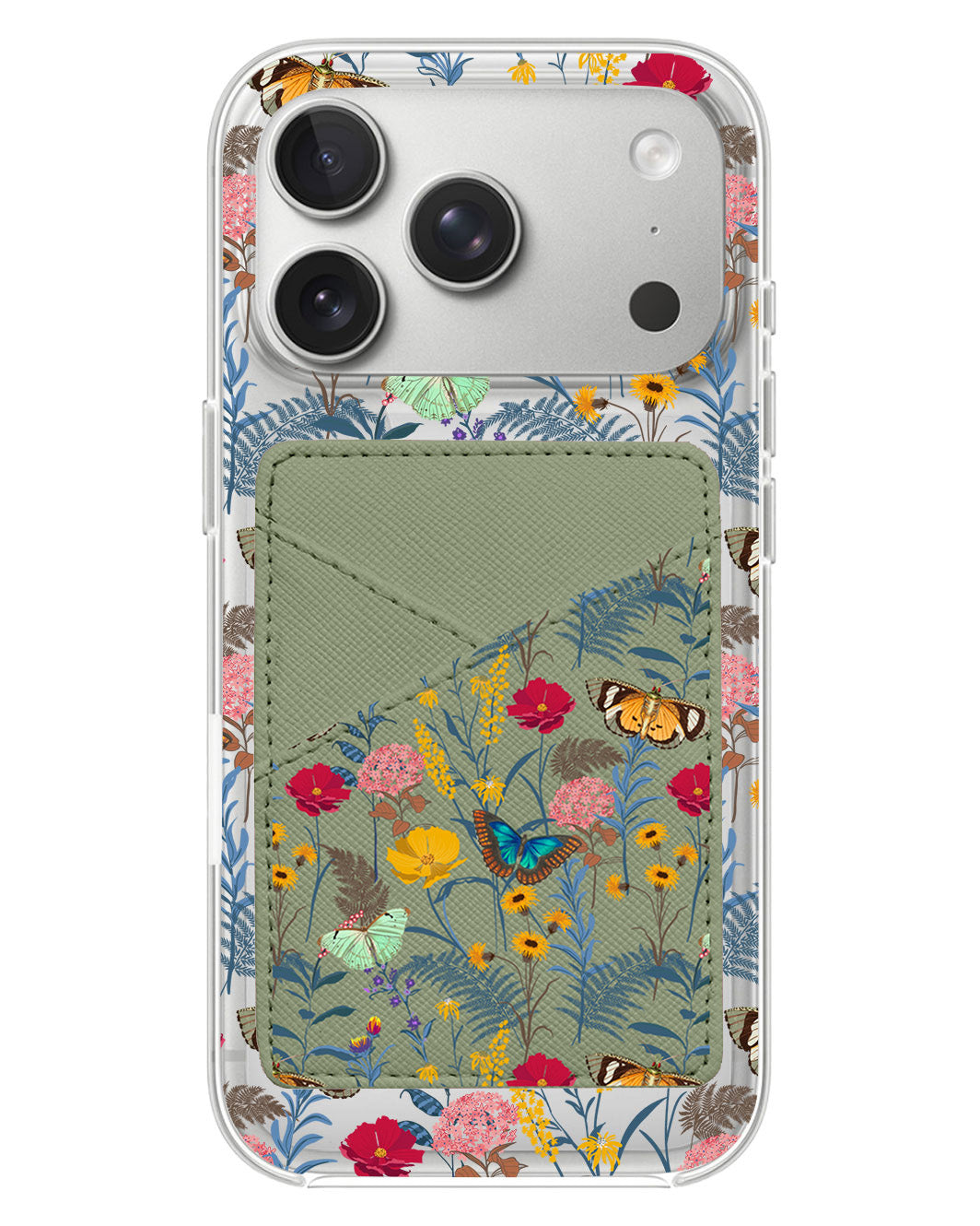 iPhone Phone Wallet Case - Flora Magnolia
