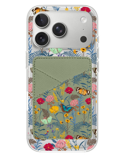 iPhone Phone Wallet Case - Flora Magnolia