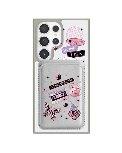 Android Magnetic Wallet Case - Born Pink