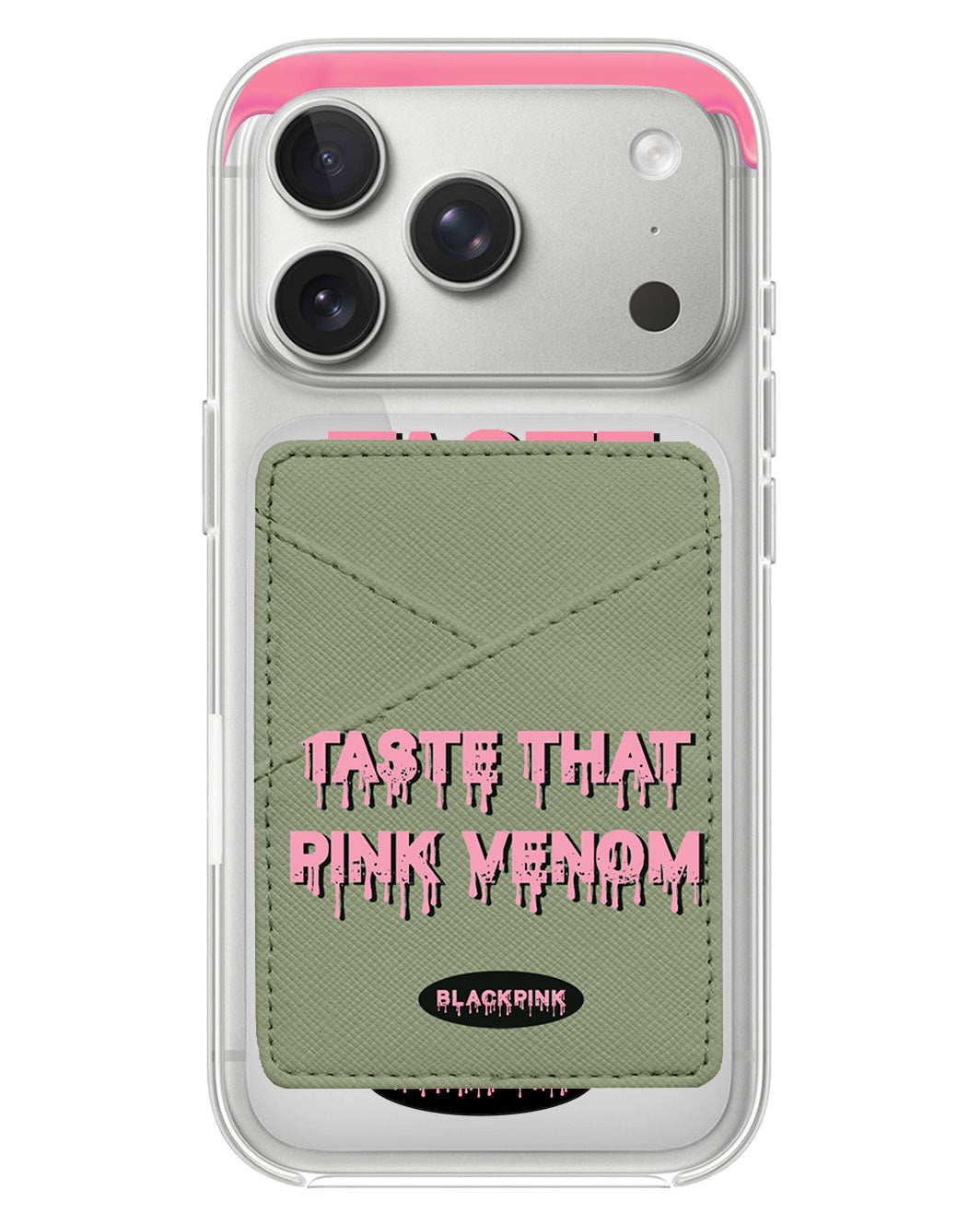 iPhone Phone Wallet Case - Pink Venom