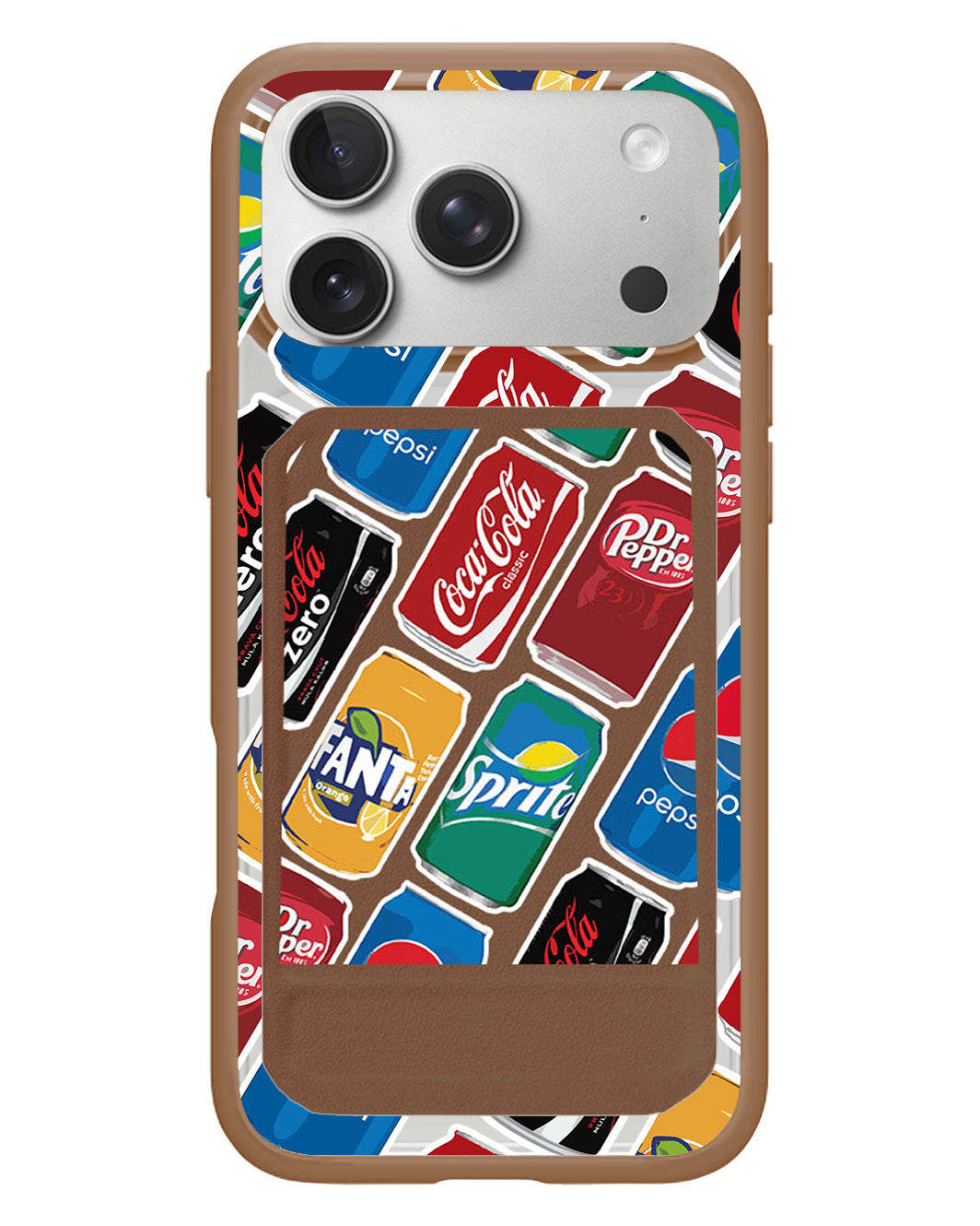 iPhone Magnetic Multifold Wallet - Soda