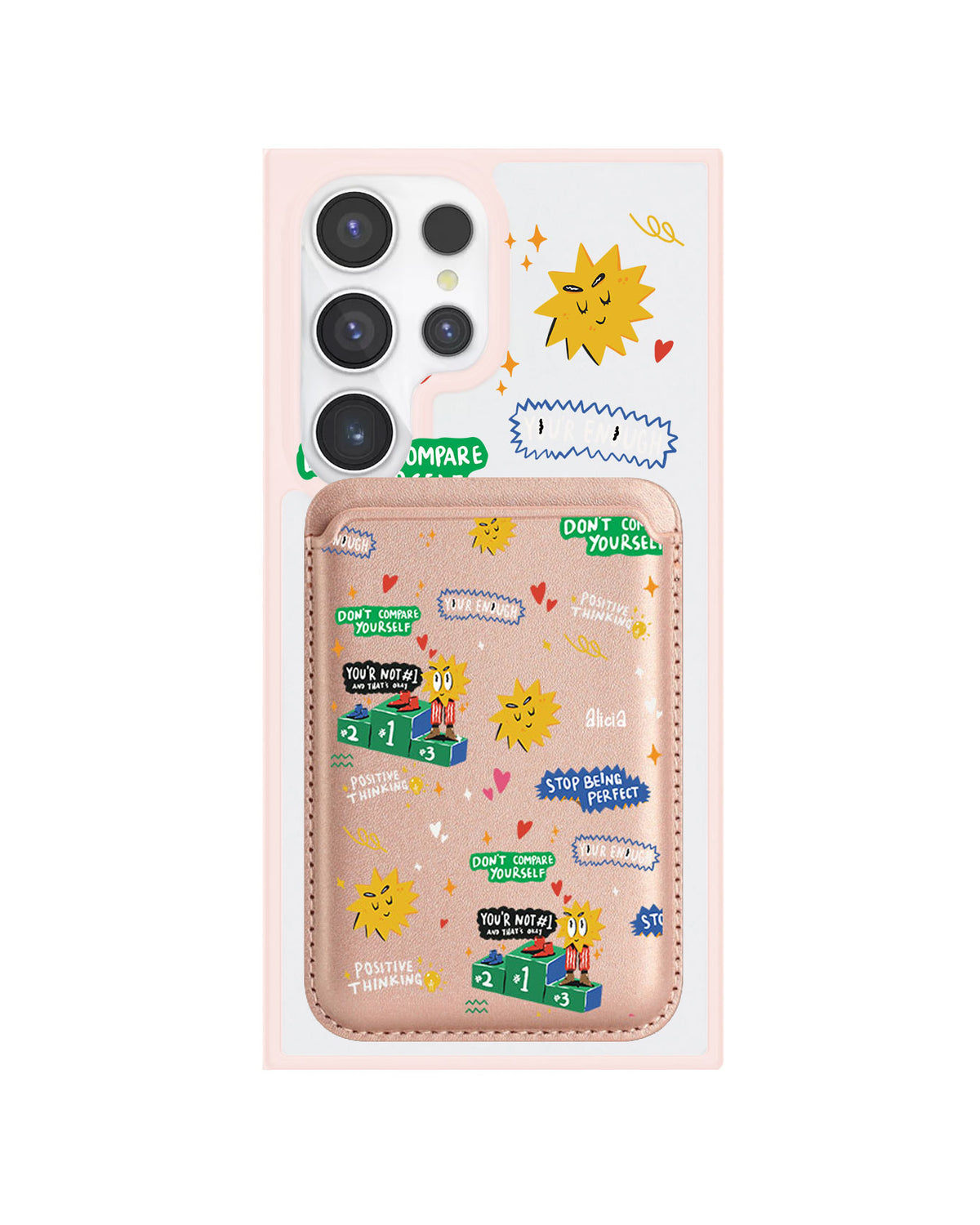 Android Magnetic Wallet Case - Selfless Love 4