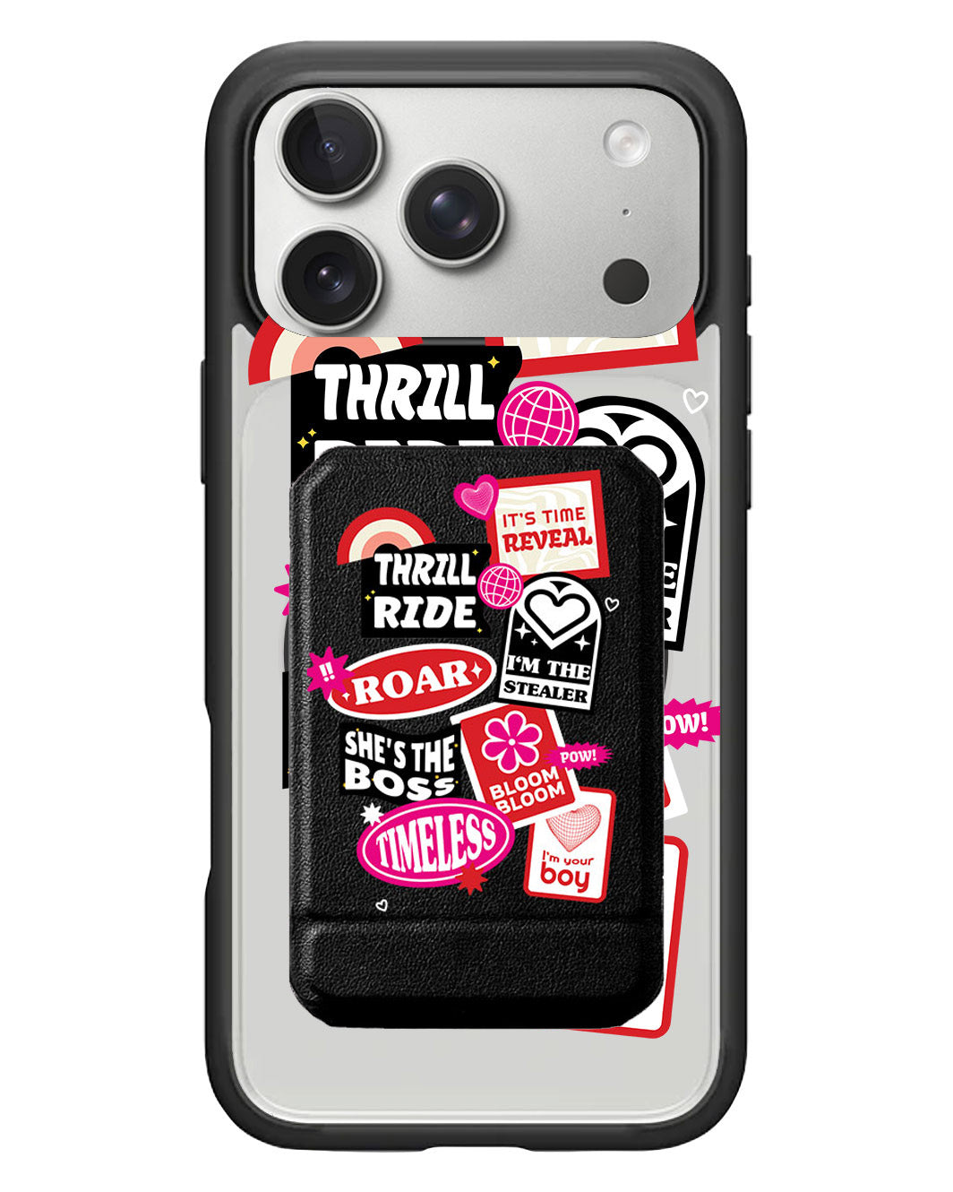 iPhone Magnetic Multifold Wallet - The Boyz Song Sticker Pack