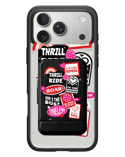 iPhone Magnetic Multifold Wallet - The Boyz Song Sticker Pack
