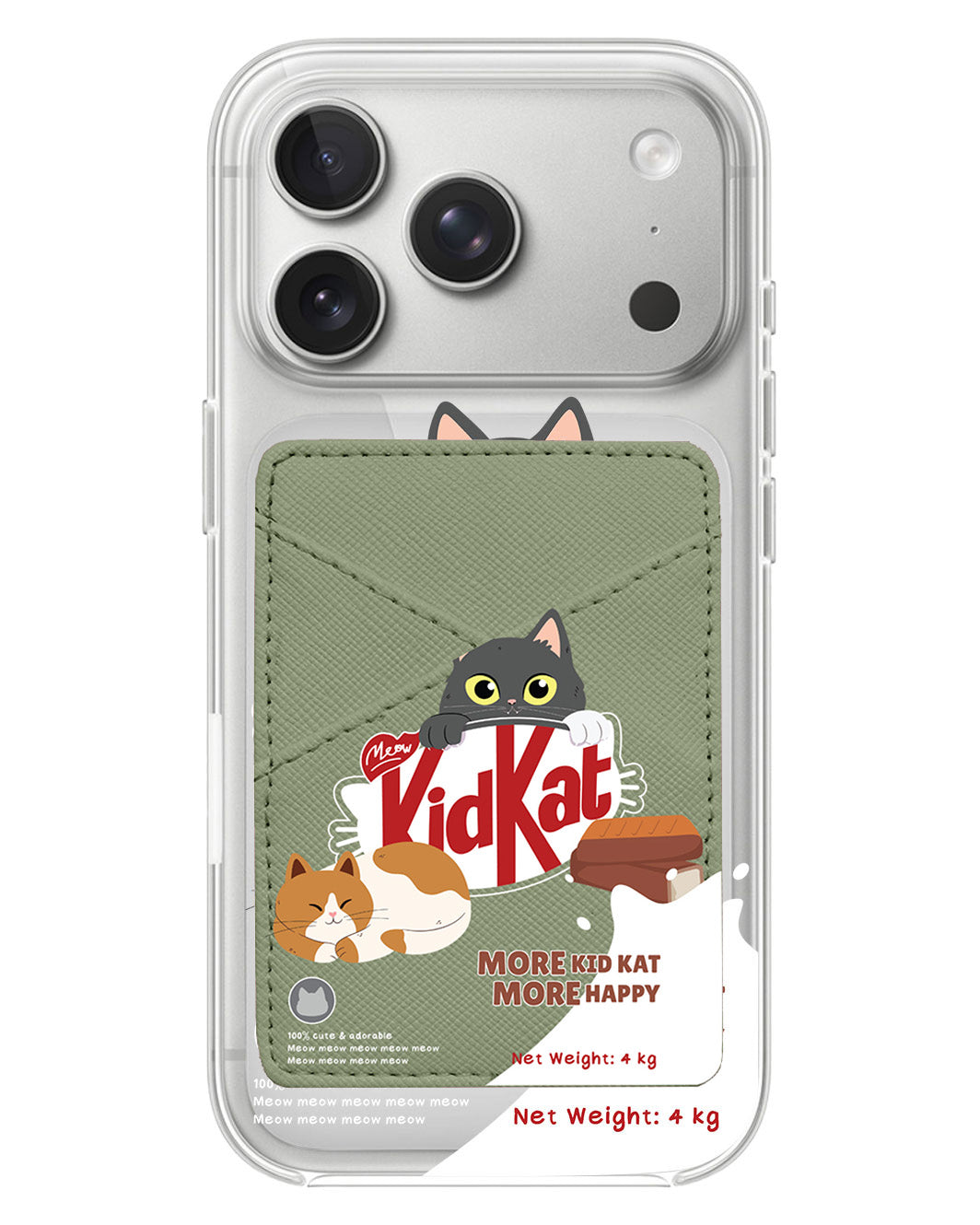 iPhone Phone Wallet Case - Kidkat