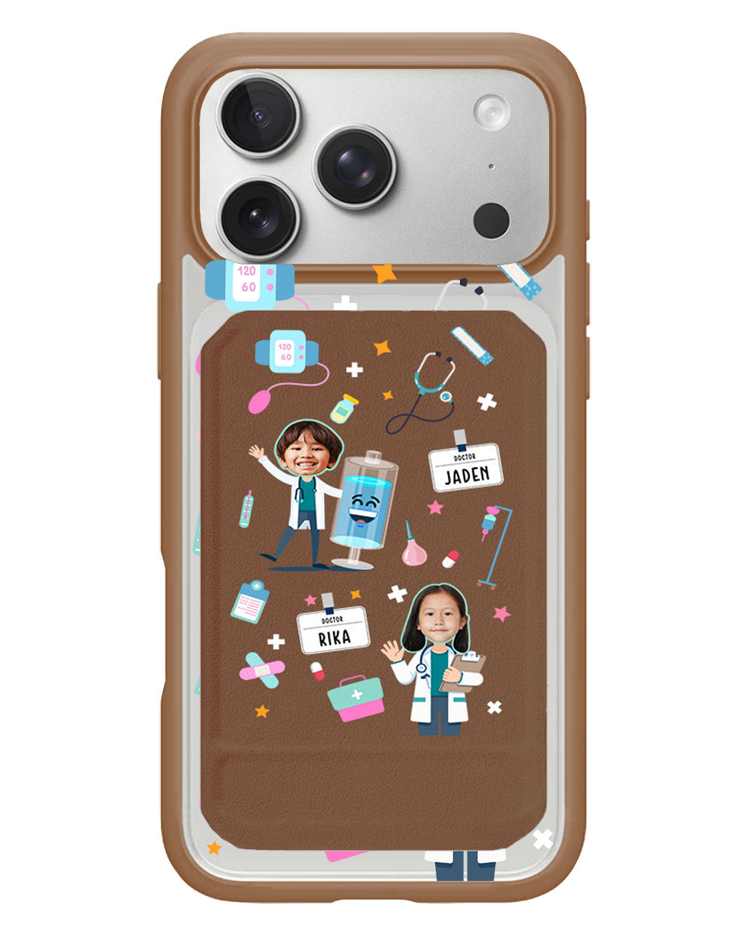 iPhone Magnetic Multifold Wallet - Face Grid Dream Doctor