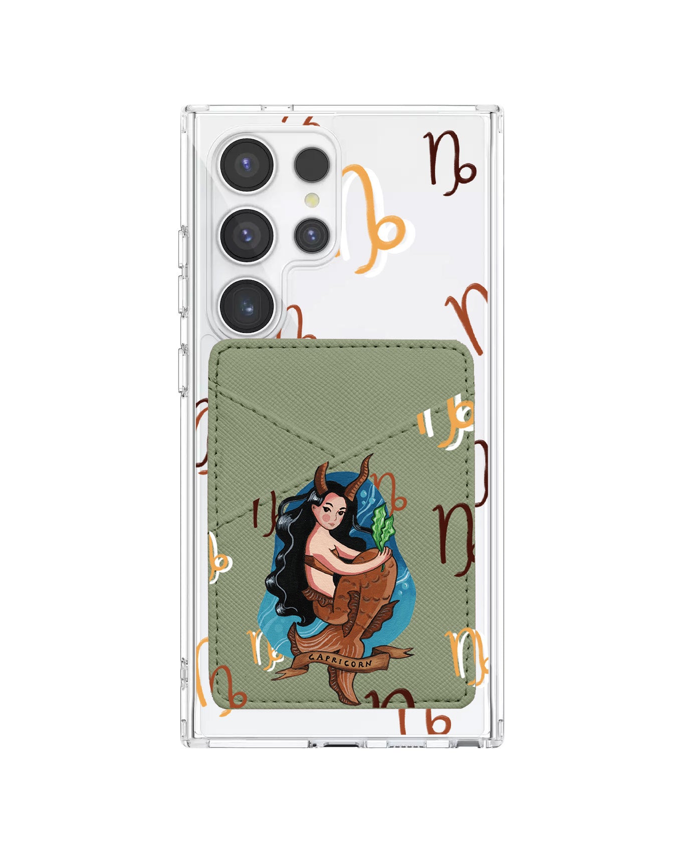Android Phone Wallet Case - Capricorn
