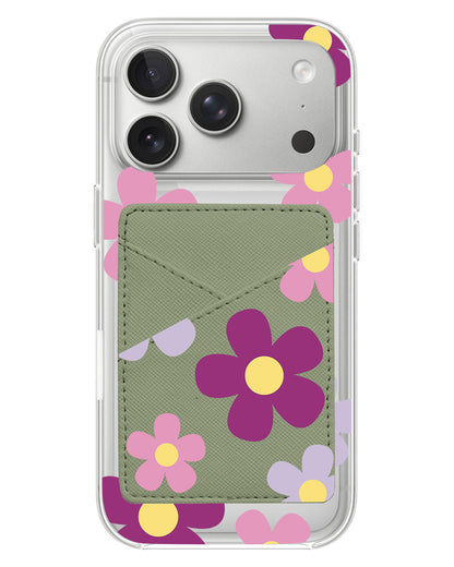 iPhone Phone Wallet Case - Daisy Paradise