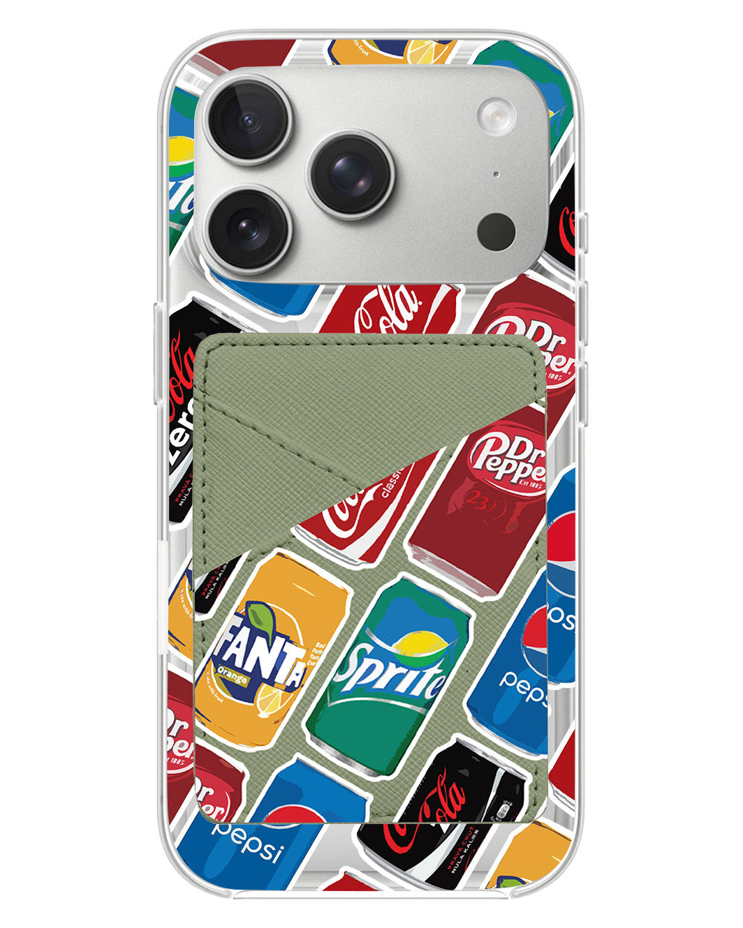 iPhone Phone Wallet Case - Soda