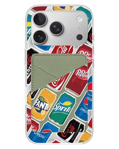 iPhone Phone Wallet Case - Soda