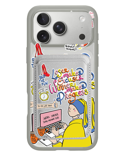 iPhone Magnetic Wallet Case - Ambitch