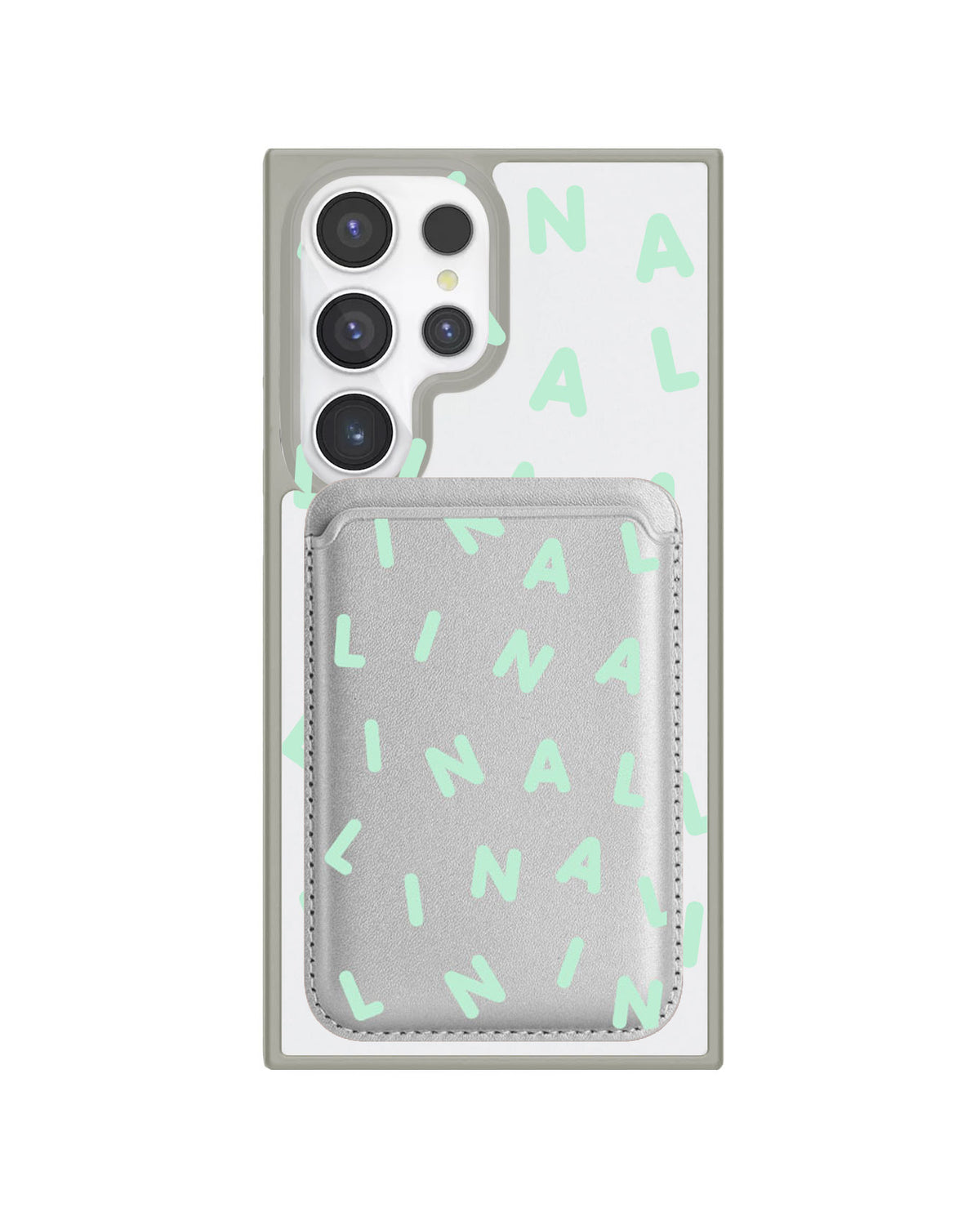 Android Magnetic Wallet Case - Monogram 2.0 Tosca