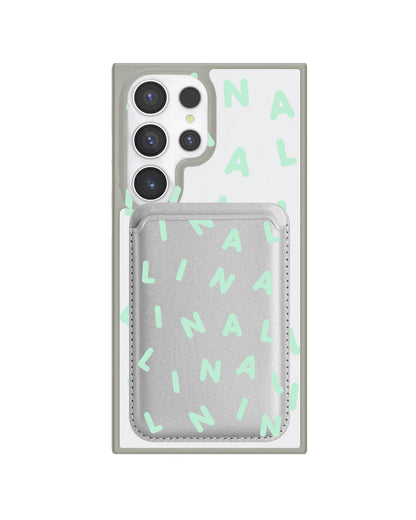 Android Magnetic Wallet Case - Monogram 2.0 Tosca