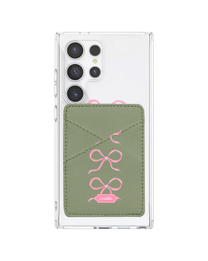 Android Phone Wallet Case - Coquette Triple Bow