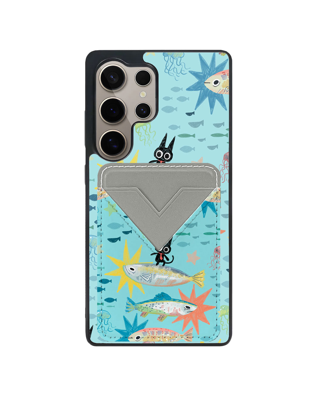 Android Avant Wallet Case - The Fish Surfer