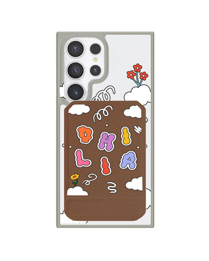 Android Magnetic Multifold Wallet - Adorable Monogram 6.0