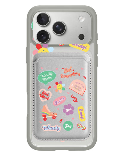 iPhone Magnetic Wallet Case - Red Velvet Sticker Pack