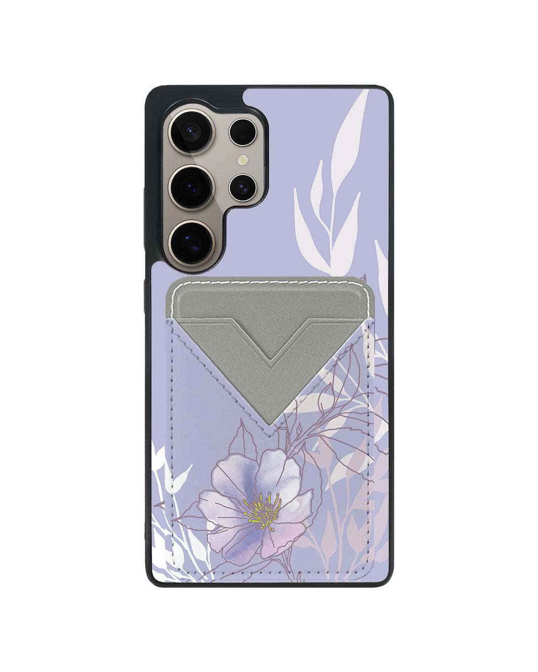 Android Avant Wallet Case - Purple Lily
