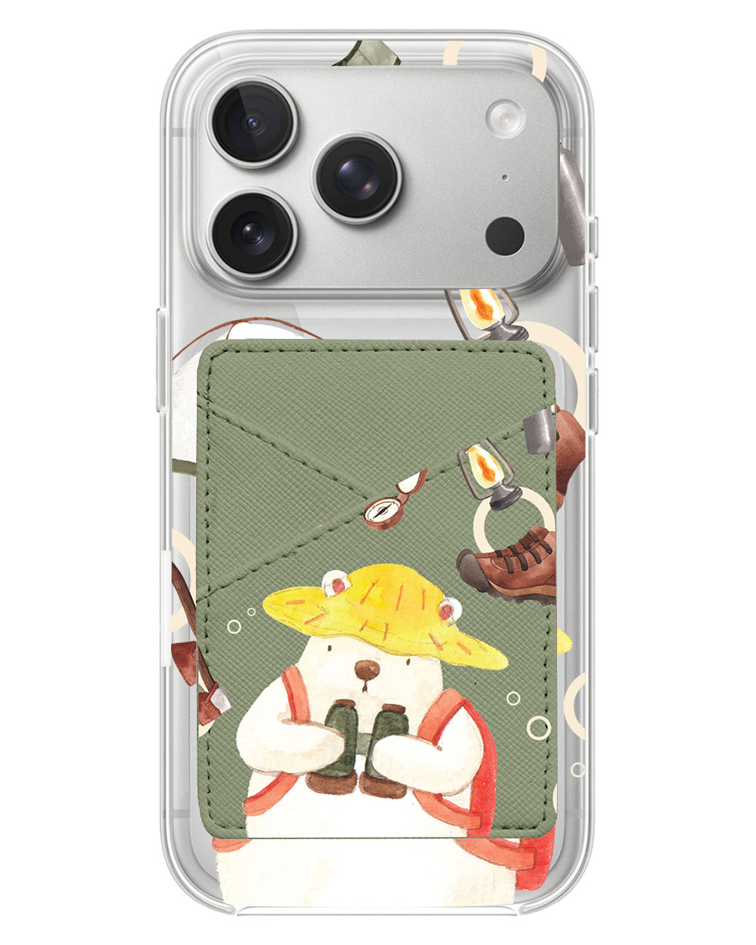 iPhone Phone Wallet Case - Advanture of Bear