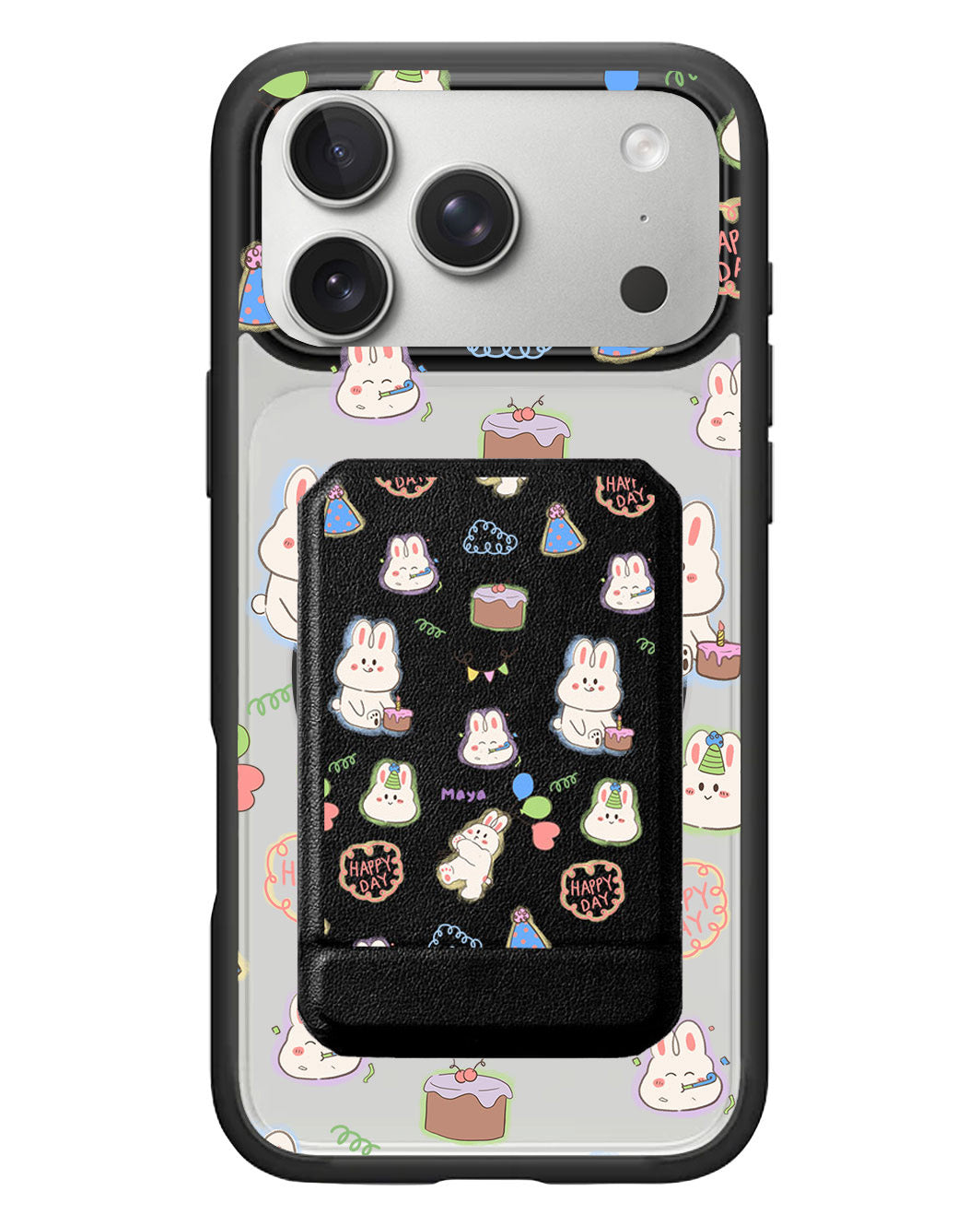 iPhone Magnetic Multifold Wallet - Fun Party