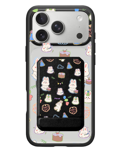 iPhone Magnetic Multifold Wallet - Fun Party