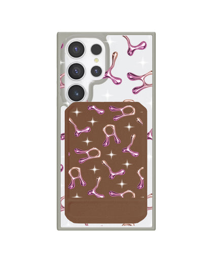 Android Magnetic Multifold Wallet - Chrome Monogram 3.0