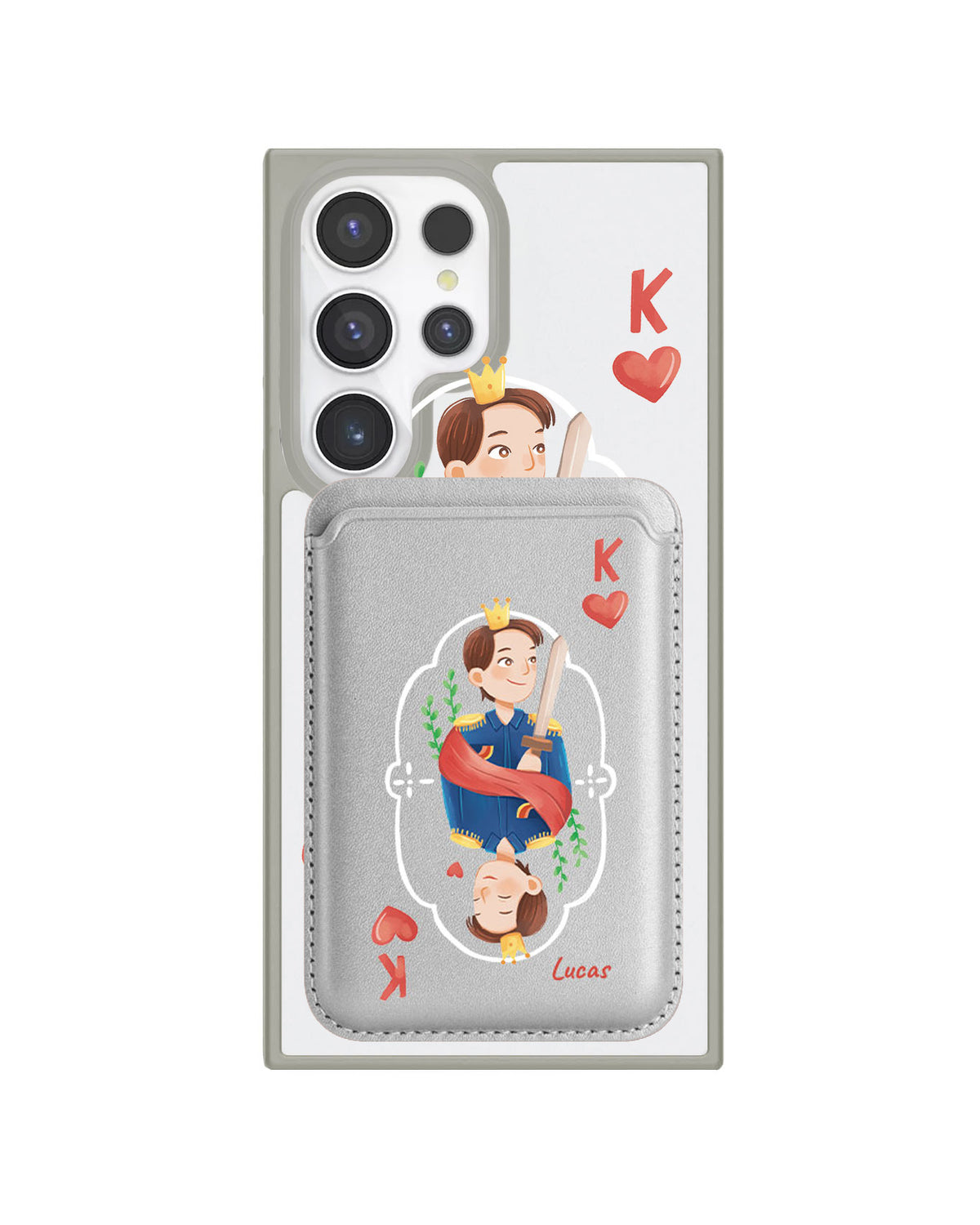 Android Magnetic Wallet Case - King