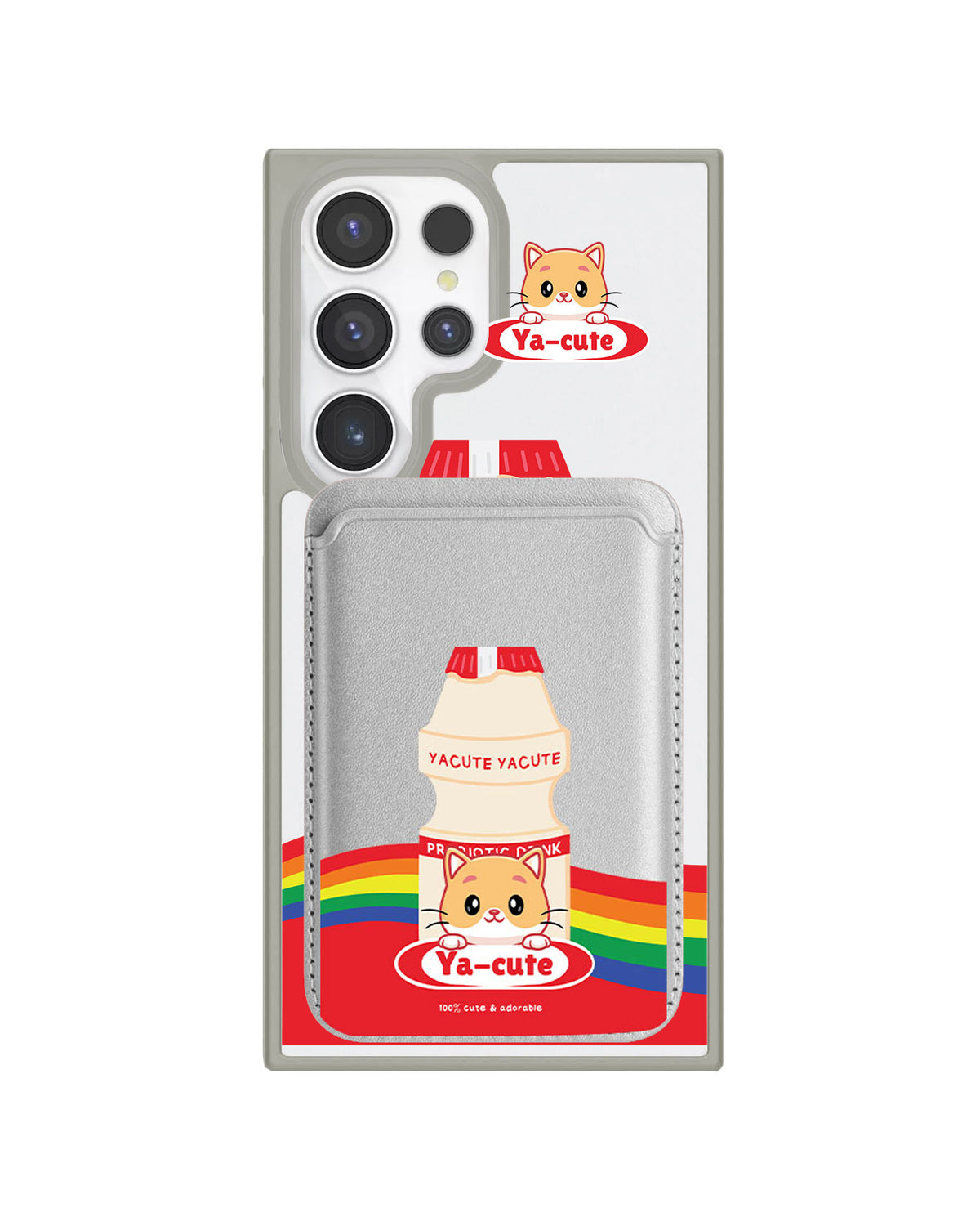 Android Magnetic Wallet Case - Yacute Cat