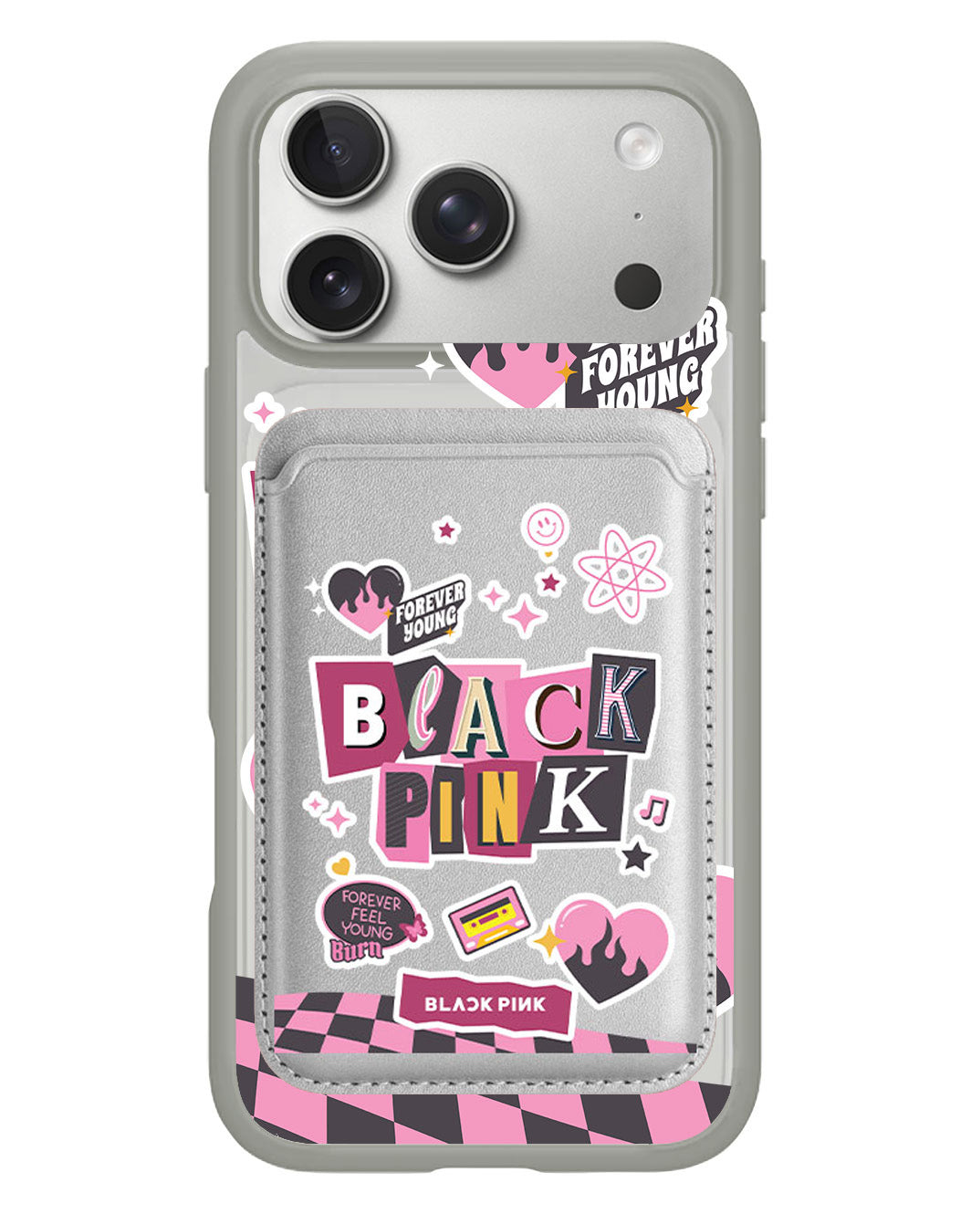 iPhone Magnetic Wallet Case - Blackpink Forever Young