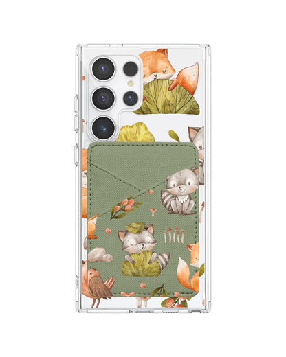 Android Phone Wallet Case - Racoon And Friends