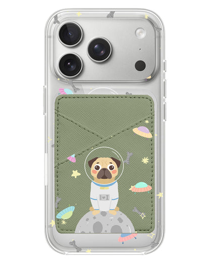 iPhone Phone Wallet Case - Pugstronaut