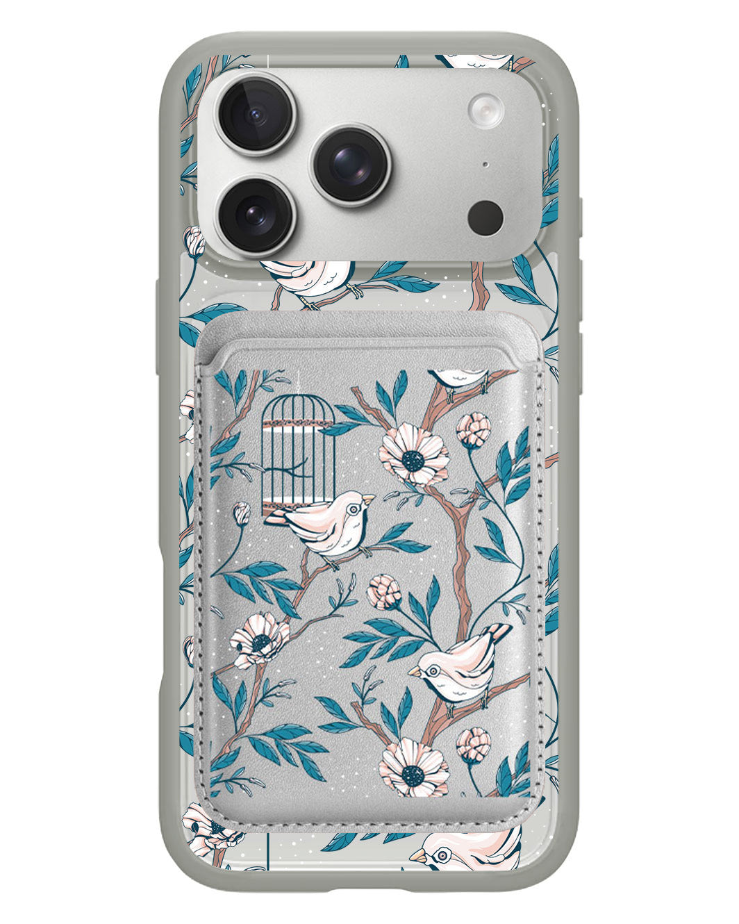 iPhone Magnetic Wallet Case - Lovebird 3.0