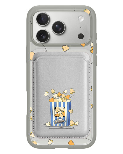 iPhone Magnetic Wallet Case - Popcorn
