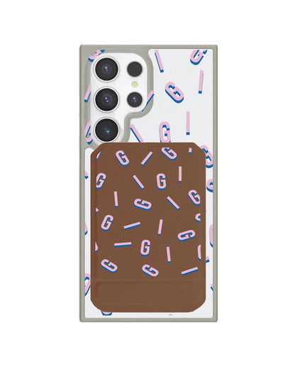 Android Magnetic Multifold Wallet - Monogram 1.0  Cotton Candy