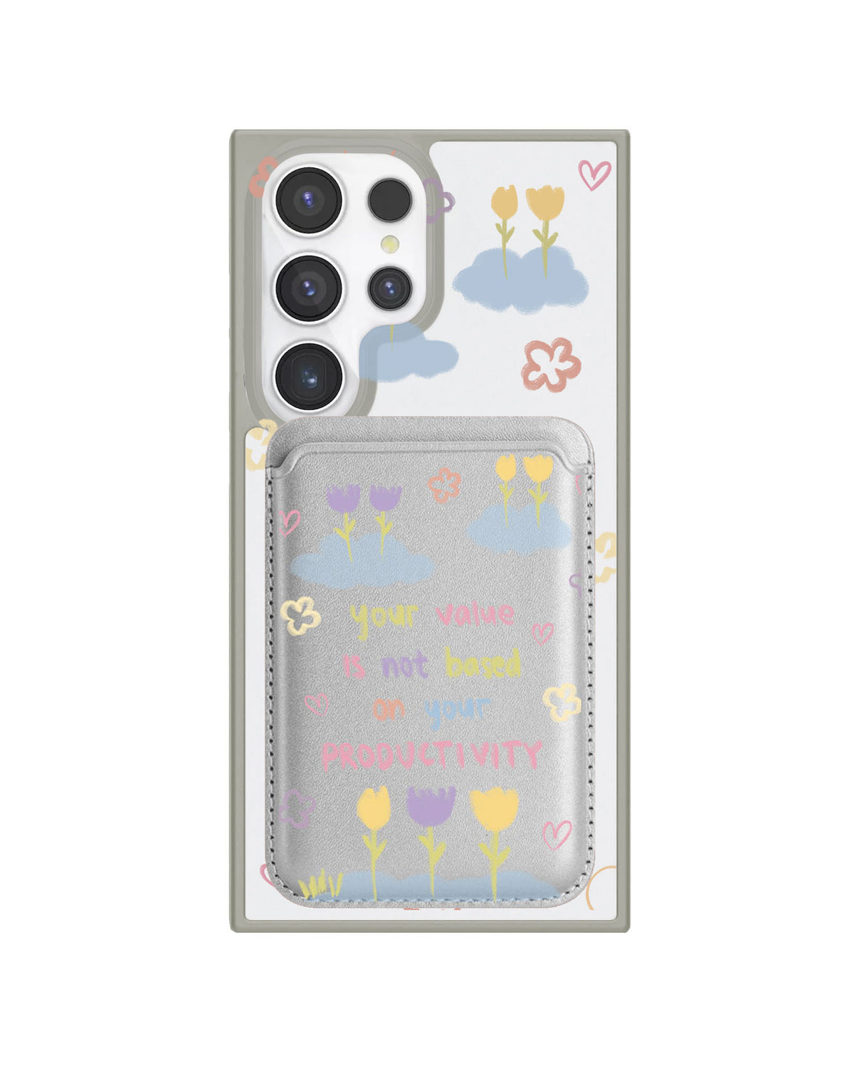 Android Magnetic Wallet Case - Positive Energy