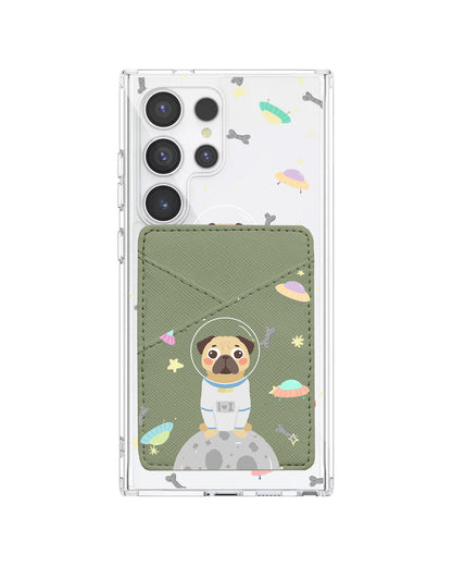 Android Phone Wallet Case - Pugstronaut