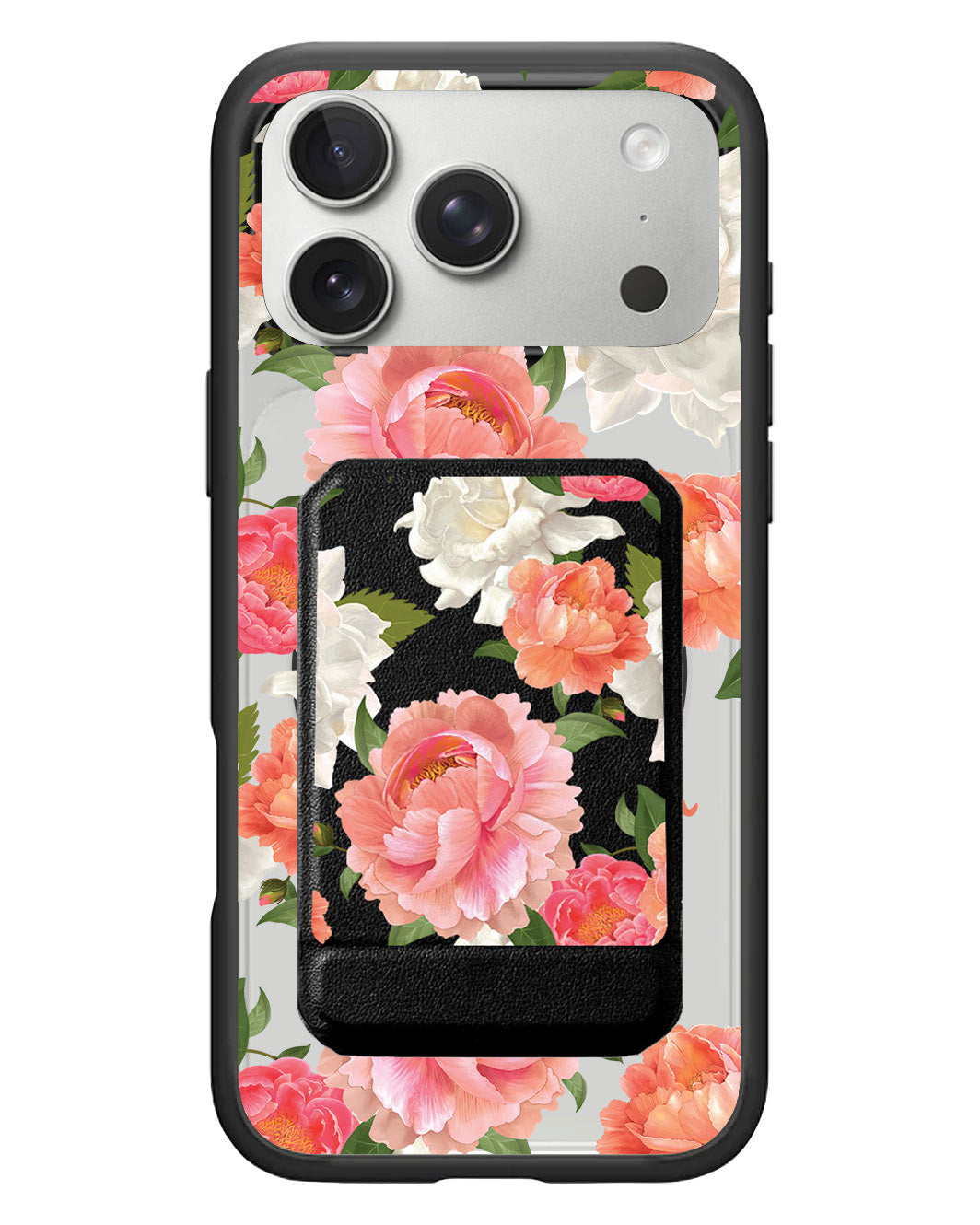 iPhone Magnetic Multifold Wallet - August Peony