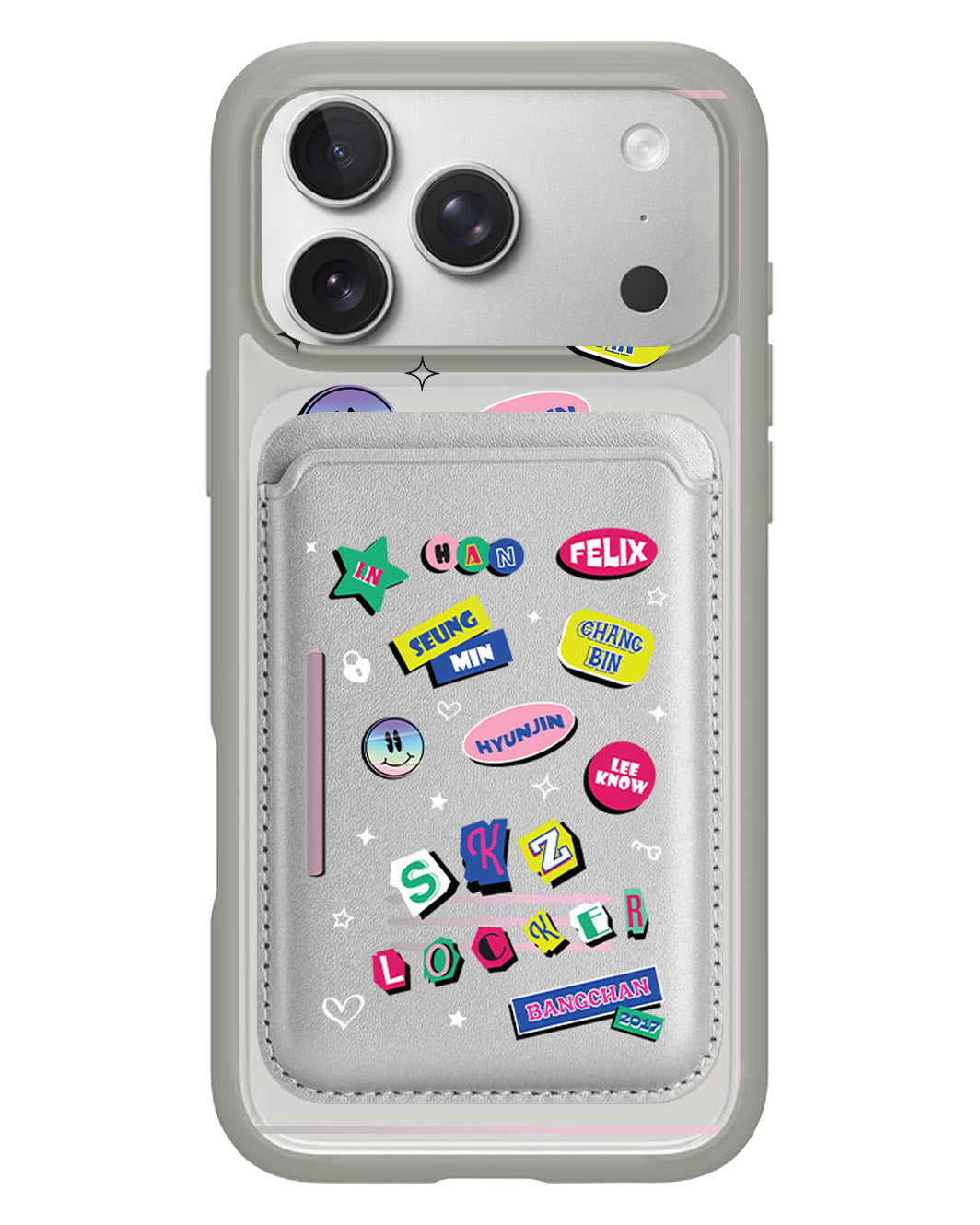 iPhone Magnetic Wallet Case - Stray Kids Locker
