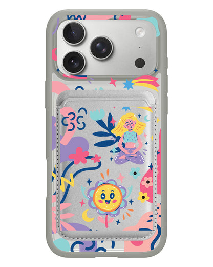 iPhone Magnetic Wallet Case - Heather