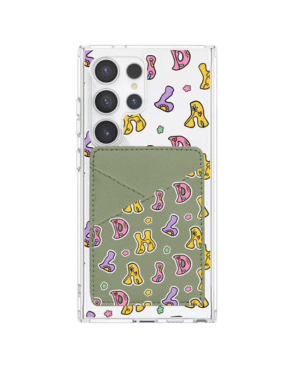 Android Phone Wallet Case - Playful Monogram 7.0