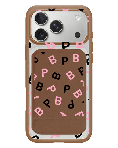 iPhone Magnetic Multifold Wallet - Blackpink Monogram