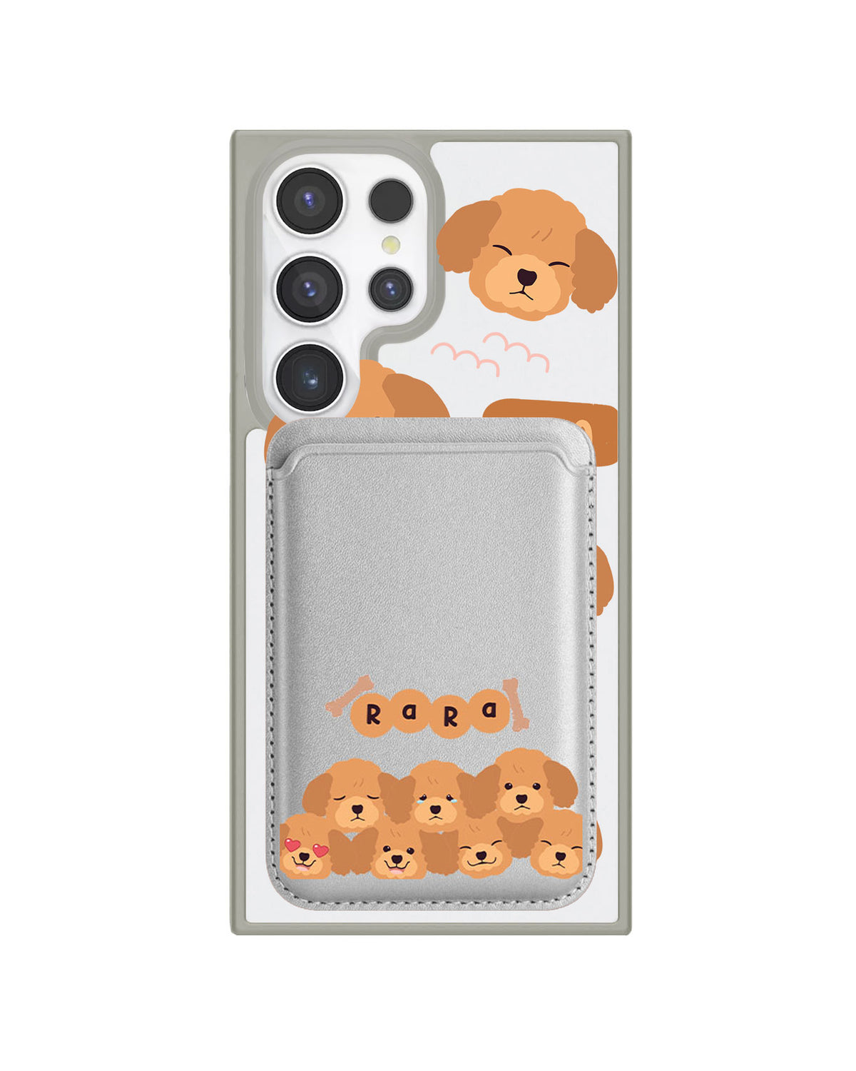 Android Magnetic Wallet Case - Poodle Squad 3.0